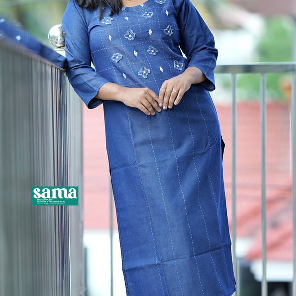 Denim Long Kurthi Collection