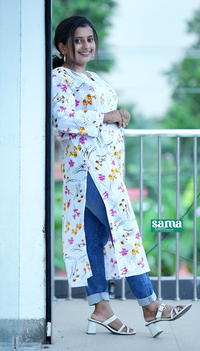 Cotton Chikankari Kurti Collection