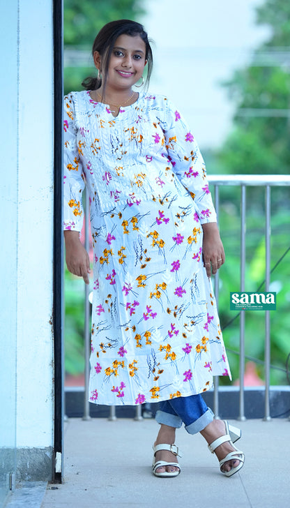 Cotton Chikankari Kurti Collection