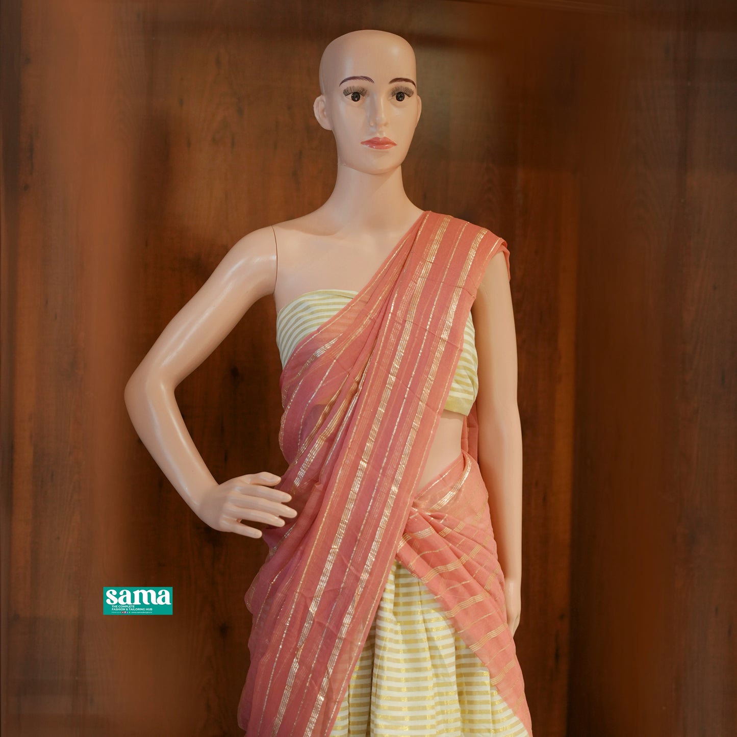 Kerala Cotton Dhavani Set Semi-Stitched for Women | Traditional Half Saree Set