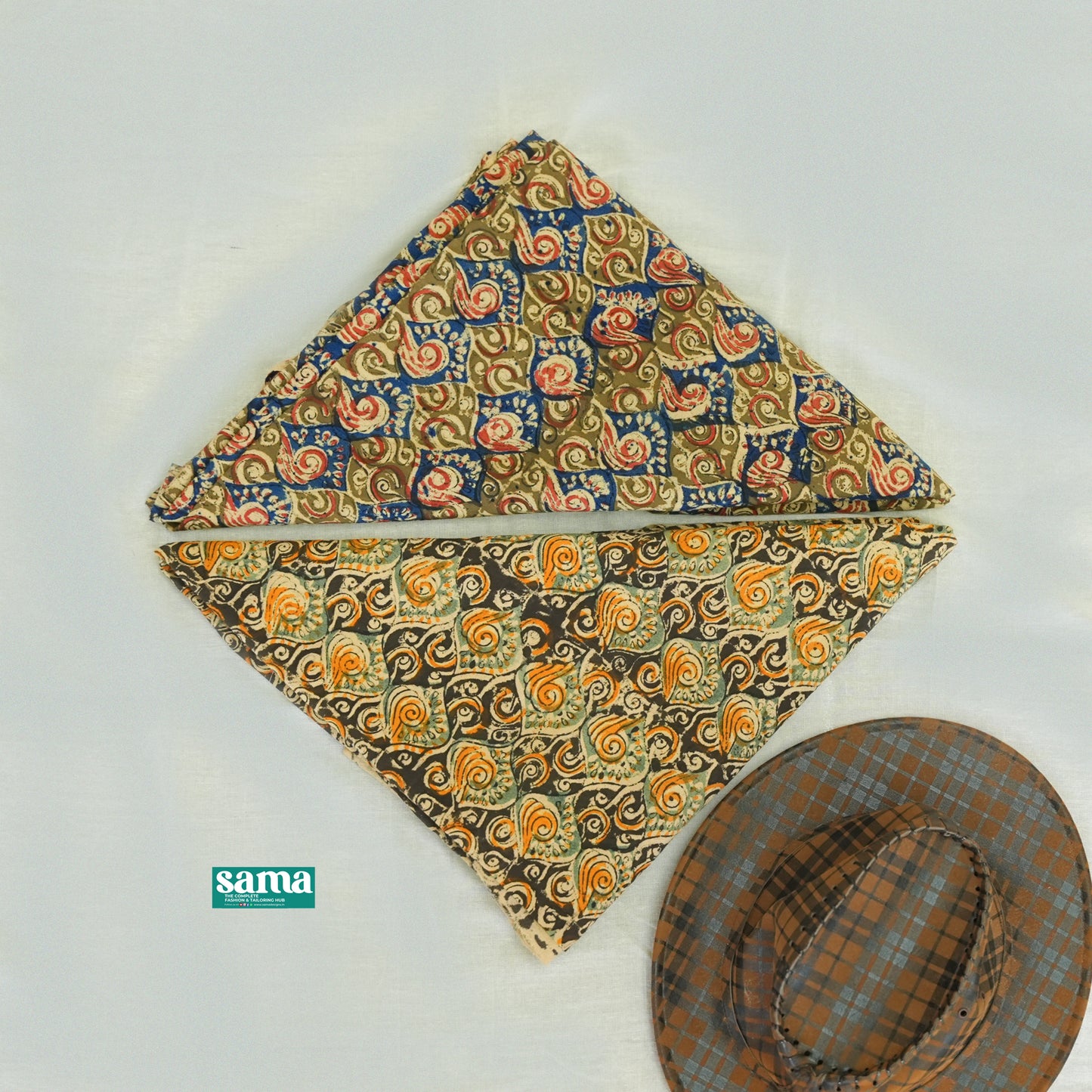 Kalamkari Hand Block Print Fabric – Machilipatnam Art| ₹195/Meter