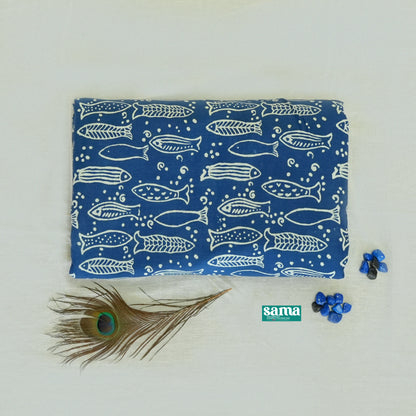 Kalamkari Dabu Bagru Cotton Fabric | Premium Cotton | ₹185/Meter | SAMA Designs