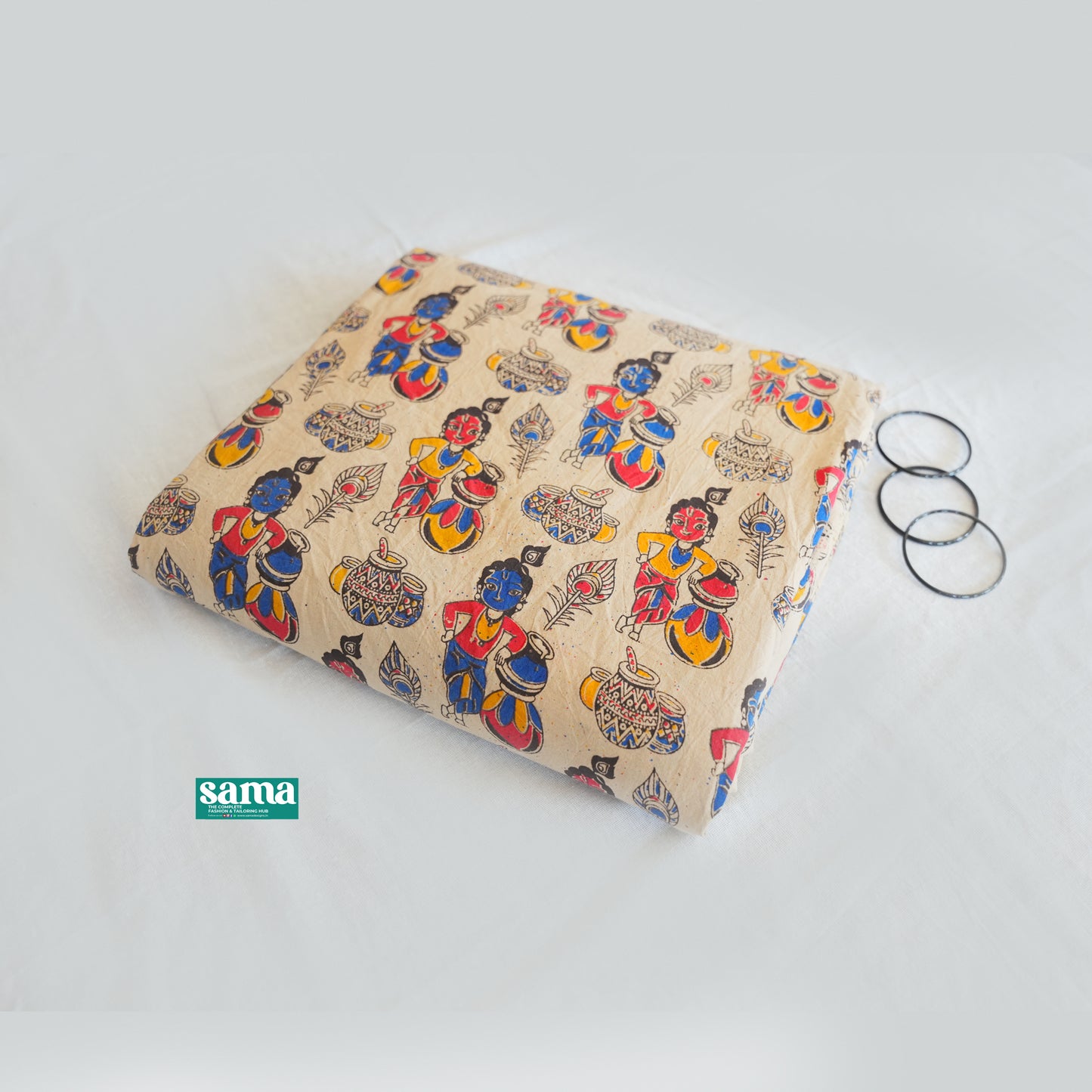 Kalamkari Screen Print Cotton Fabric | Premium Printed Cotton| ₹210/Meter