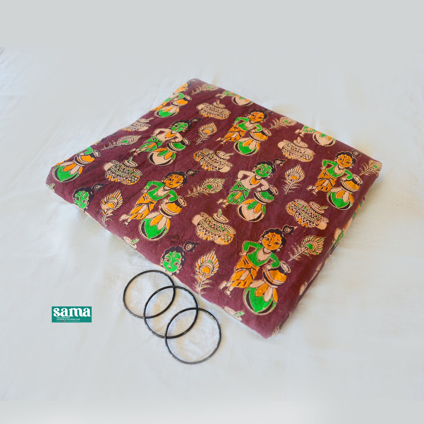 Kalamkari Screen Print Cotton Fabric | Premium Printed Cotton| ₹210/Meter