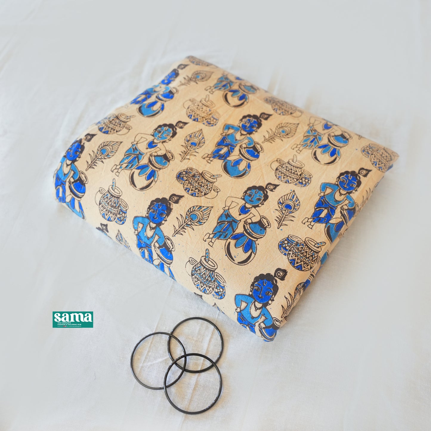 Kalamkari Screen Print Cotton Fabric | Premium Printed Cotton| ₹210/Meter